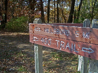 Hillsboro Trail sign